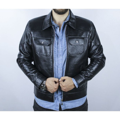 Milanista Veste En Cuir